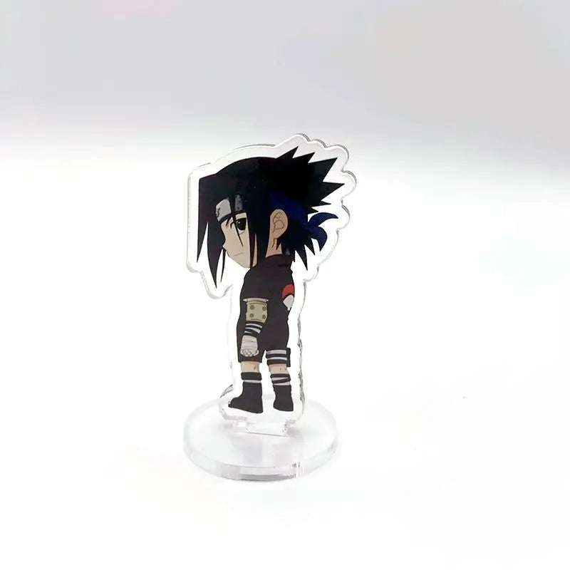 Naruto Acrylic Figure Stand - Uchiha Sasuke Desk Decor Ornament