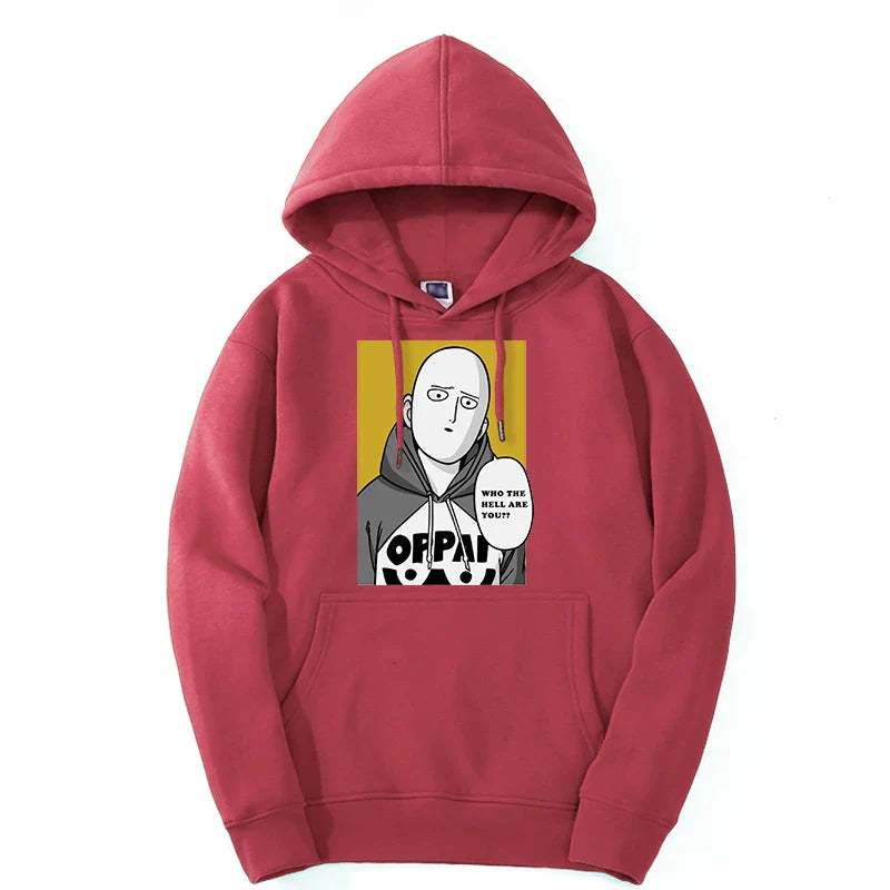 One Punch Man Graphic Hoodie Pullover Japan Anime Saitama Mens Sweatshirts Harajuku New Fleece Pullover Sudaderas