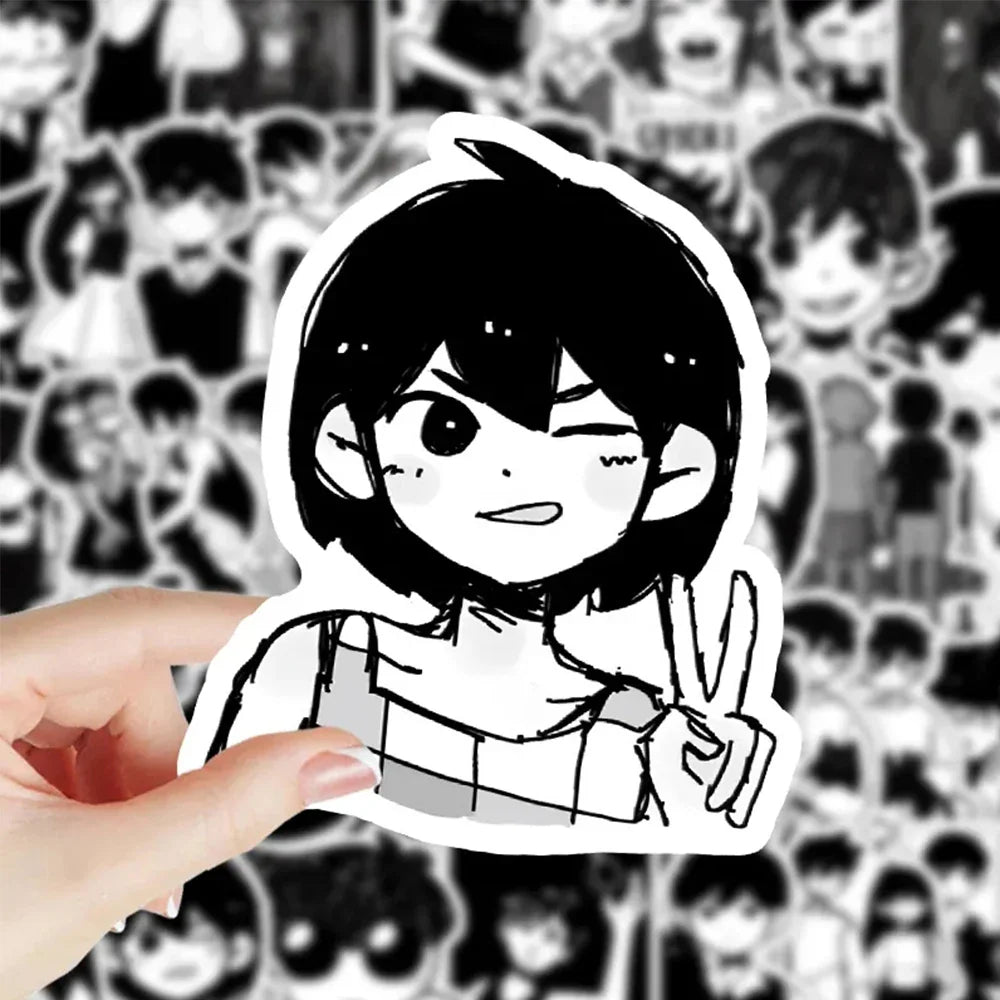 10/30/50pcs Funny Cute Cartoon Game Omori Graffiti Stickers DIY Laptop Luggage Notebook Waterproof Cool Anime Decals Kids Toys