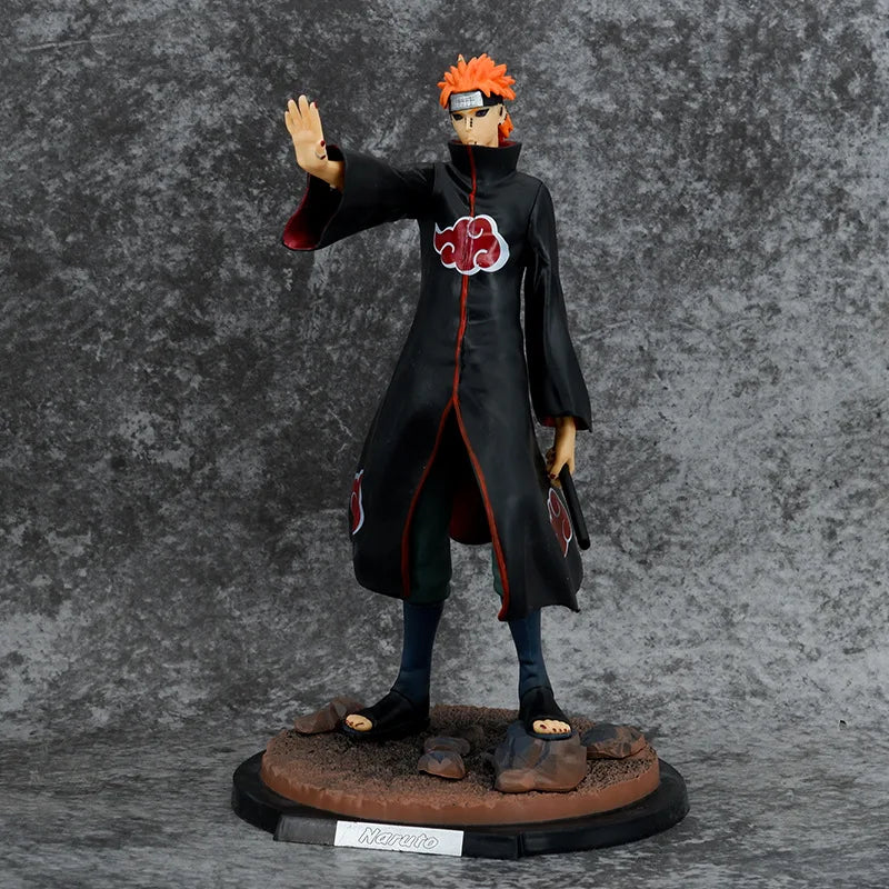 28cm Naruto Anime Figure Akatsuki Pain Pvc Action Figurine Ornaments Model Collectible Statue Toys For Children Birthday Gifts