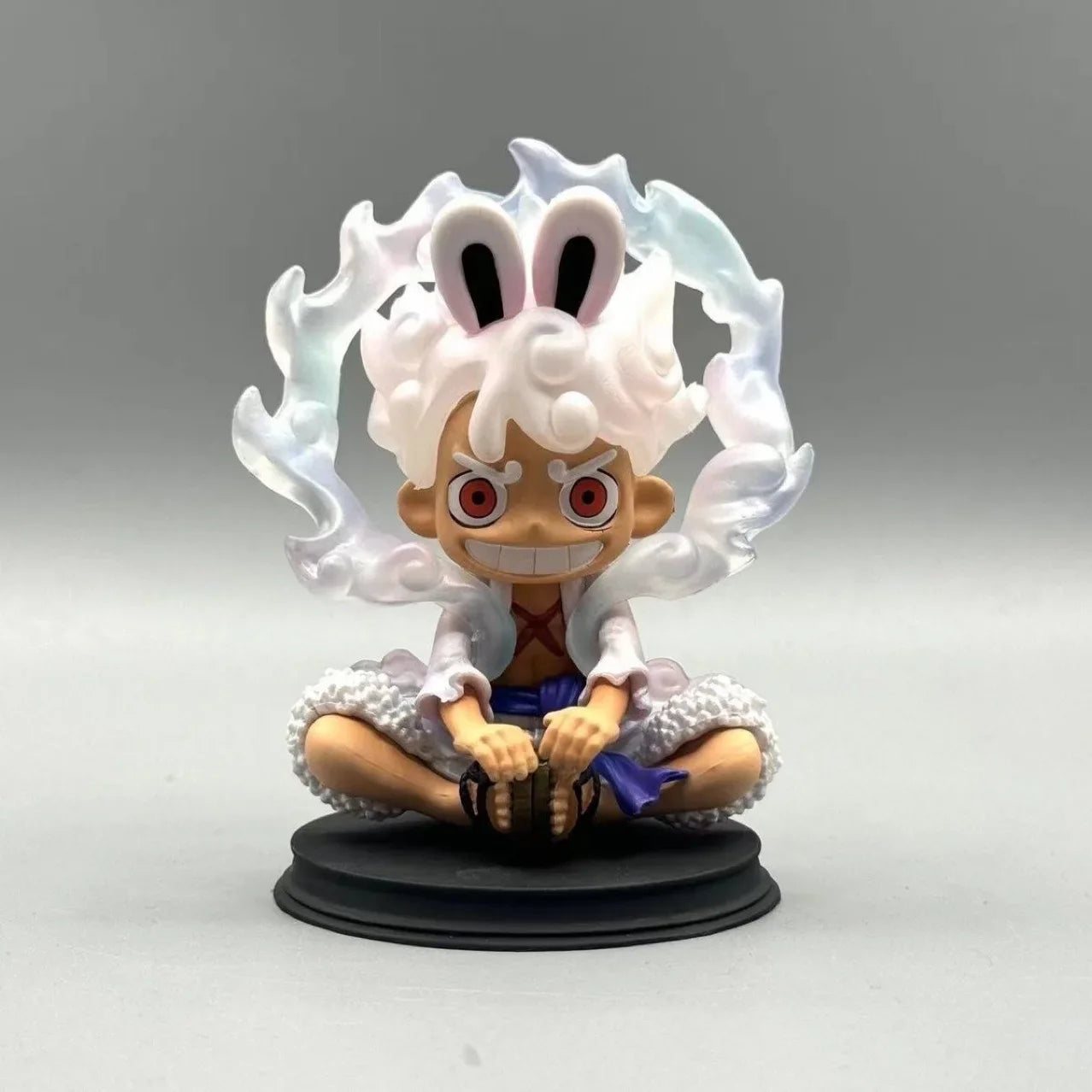 11cm One Piece Gear 5 Luffy Sun God Nika Q Version Figure - PVC Model