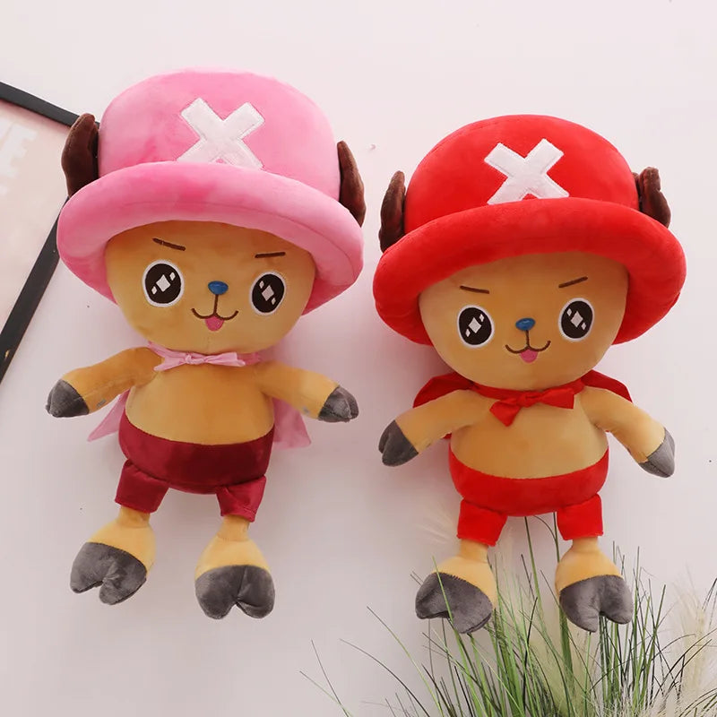 4 styles One Piece Anime Figure Tony Tony Chopper 35cm Stuffed Plush Doll Toy Bedroom Decoration  For Kid Xmas Gift Toy