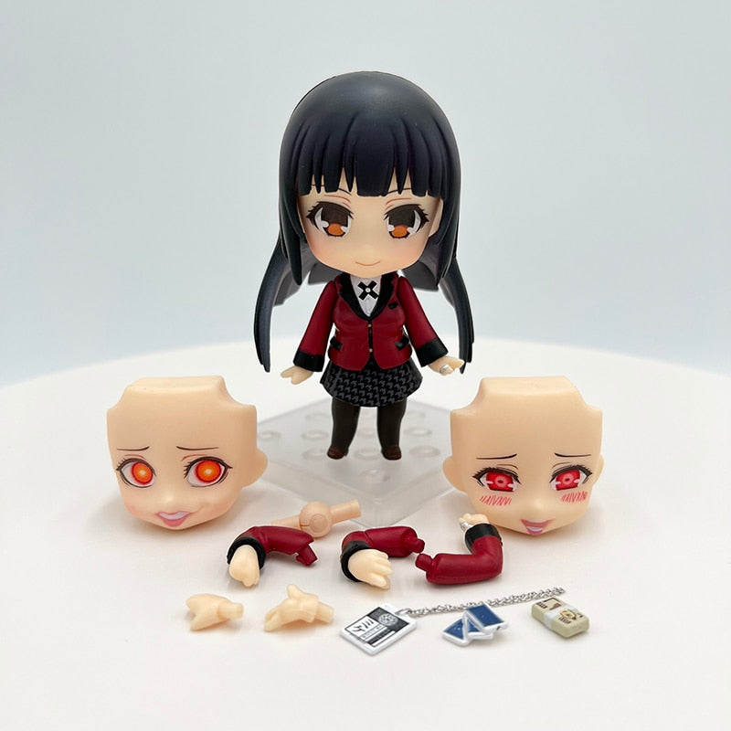 22cm Kakegurui Anime Figure Jabami Yumeko Action Figure Kakegurui Uniform Ver. Mary Saotome Figurine Collection Model Doll Toys