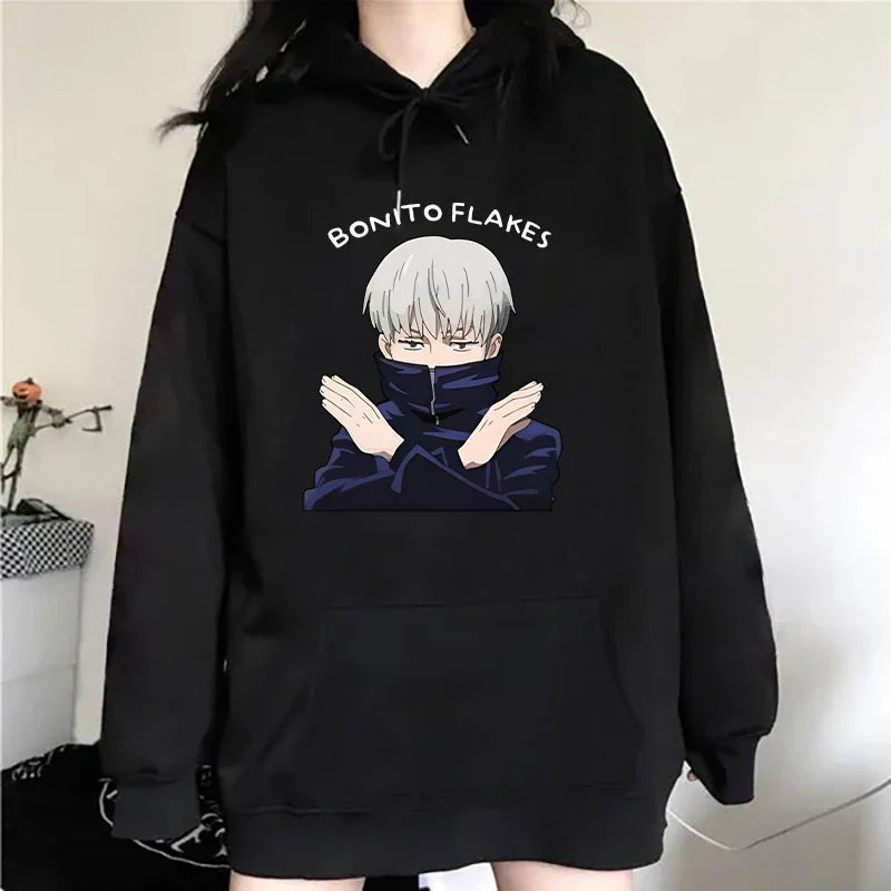 Anime Jujutsu Kaisen Inumaki Toge Unisex Hoodie - Casual Long Sleeve Sweatshirt