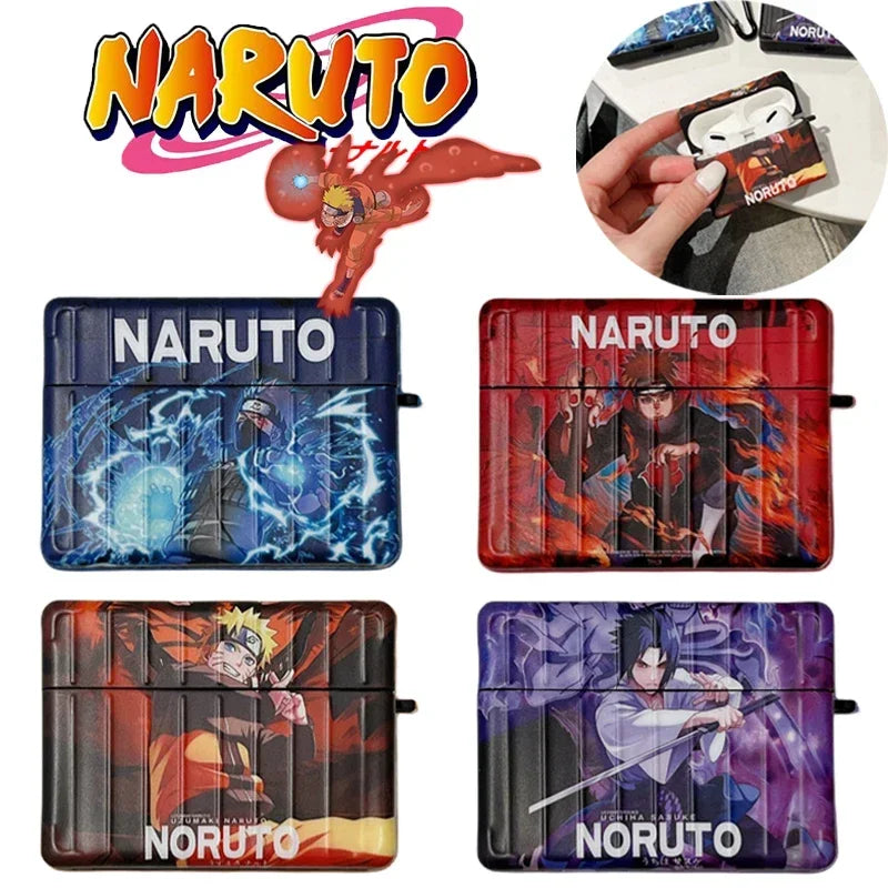 Naruto Sasuke Wireless Earphone Cover for AirPods Pro 2 Protective Earphone Cases for Apple Air Pods Pro 2nd 3 1 Headphone Box