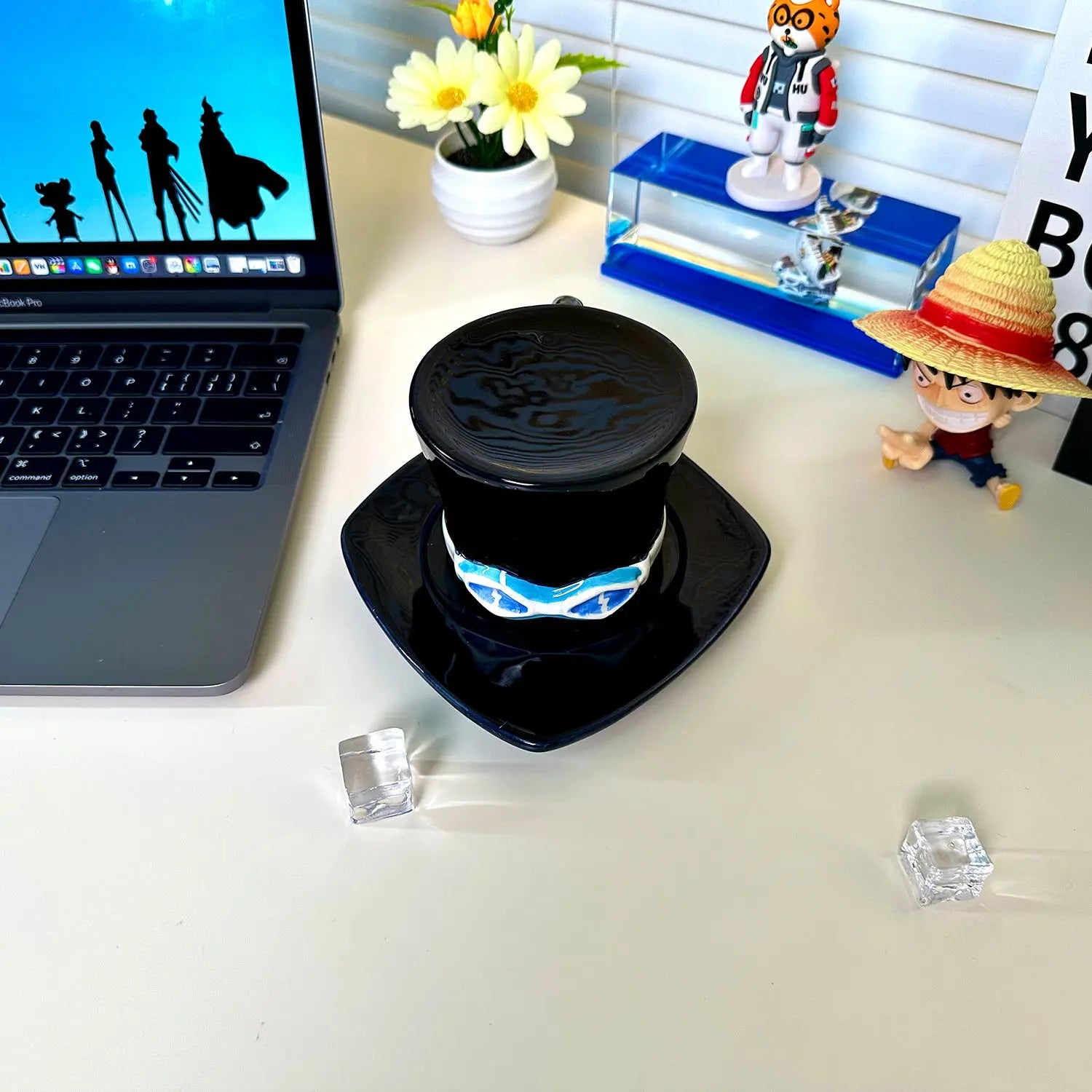 Anime One Piece Ceramic Mug Ceramic Bowl Luffy Coffee Cup Beverage Cup Office Drink Water Play Tricks Originality