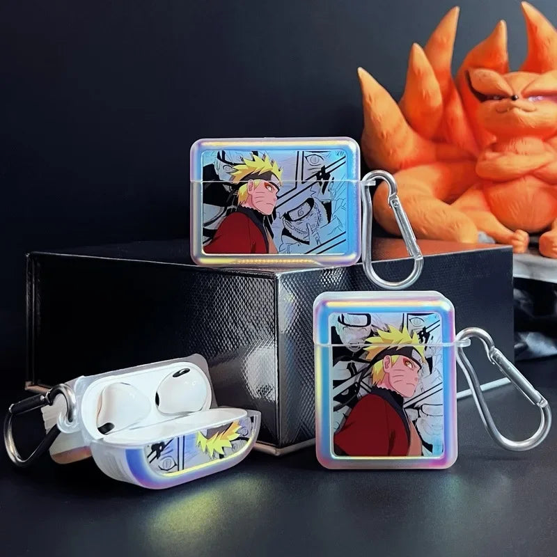 Naruto AirPods Pro 2 Protective Case TPU Cartoon Charm Apple Bluetooth Headset Case Protective Cover Kakashi Accessories Cover