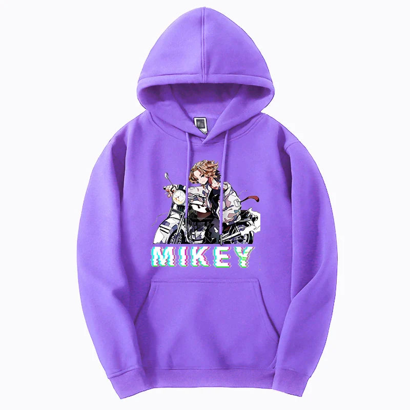 Tokyo Revengers Winter Hoodies Men Women Mikey Anime Hooded Sweatshirts New Harajuku Casual Sportswear Sudaderas