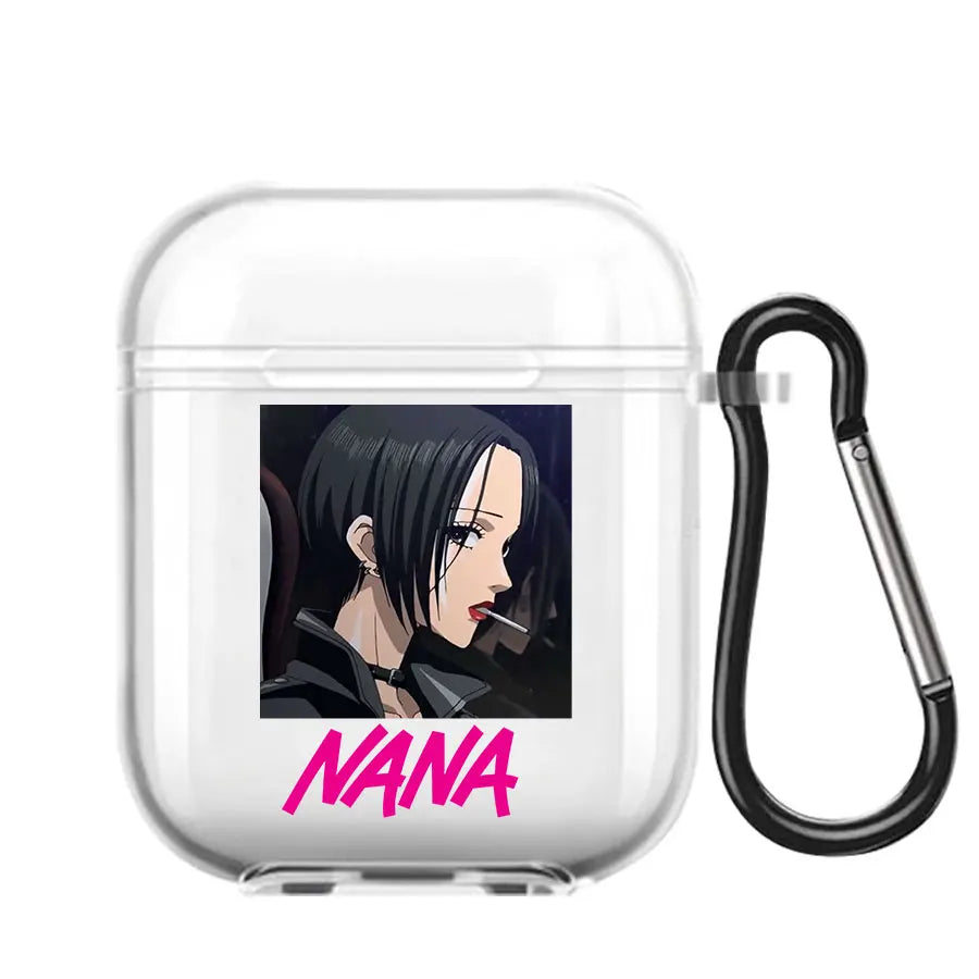 Cute  anime Nana Osaki Soft silicone TPU Case For new AirPods Pro 2 1 2 3 Clear Wireless Bluetooth Earphone Box Cover