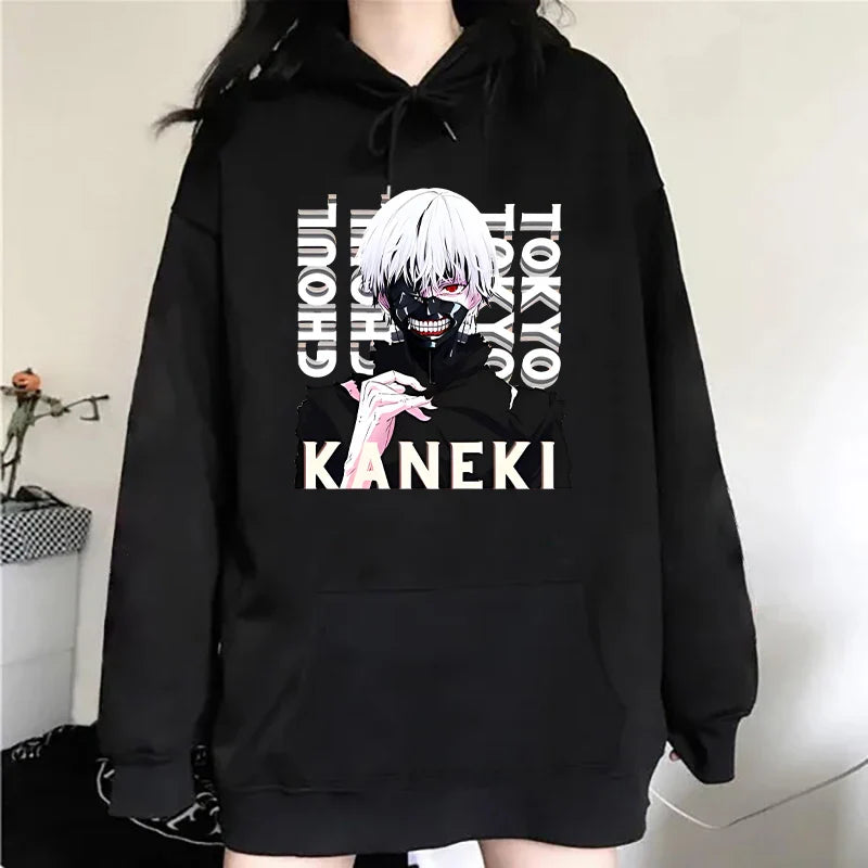 Anime Tokyo Ghoul Kaneki Ken Print Hoodie - Unisex Pullover