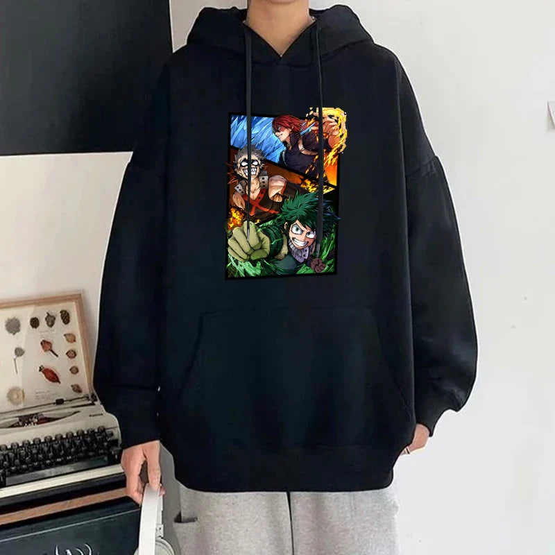 Anime Deku Bakugou Katsuki Todoroki Shoto Hoodies