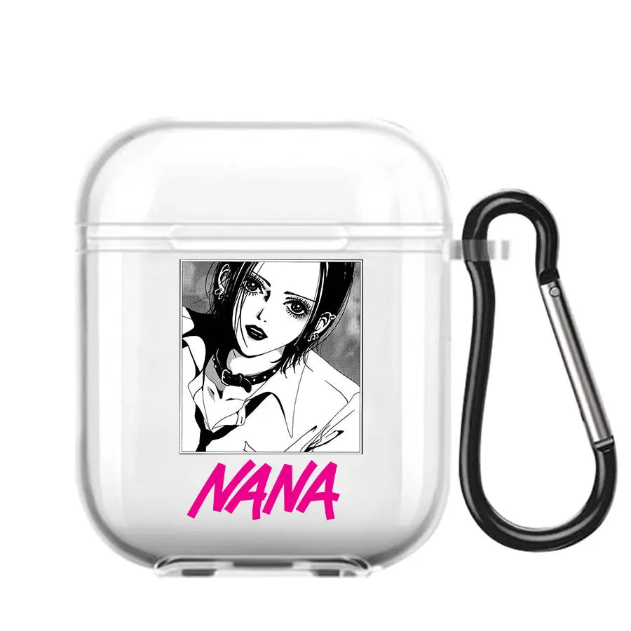 Cute  anime Nana Osaki Soft silicone TPU Case For new AirPods Pro 2 1 2 3 Clear Wireless Bluetooth Earphone Box Cover