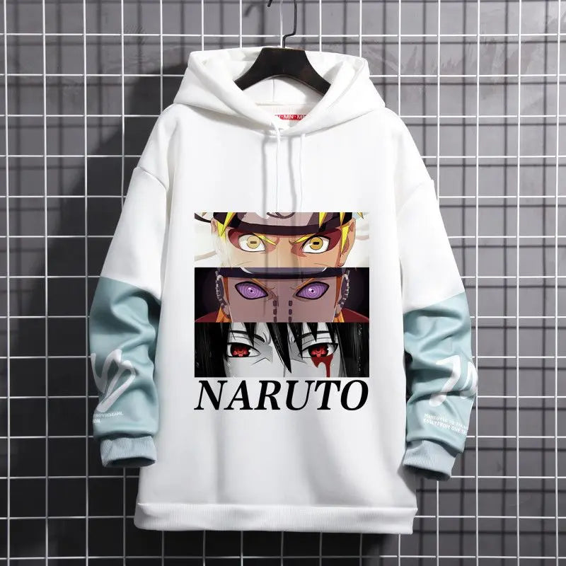 New Naruto Anime  Akatsuki Cosplay Akatsuki Uchiha Itachi Full-Size Sweatshirt Student 3D Printed Hooded Sweater Coat