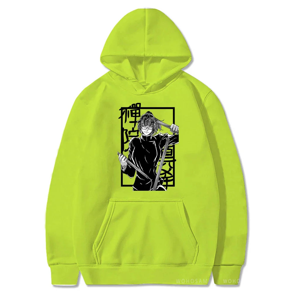 Anime Jujutsu Kaisen Plus Size Hoodies Zenin Maki Anime