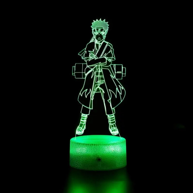 7 Colors Anime Naruto LED Night Light Toy Anime Akatsuki Uchiha Itachi Sasuke Colorful 3D Mini Table Lamp Toys Xmas Gift