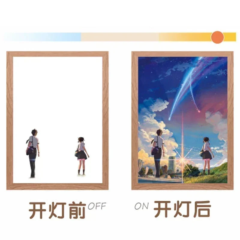 Your Name Anime LED Wall Light - Night Lamp & Desktop Decor