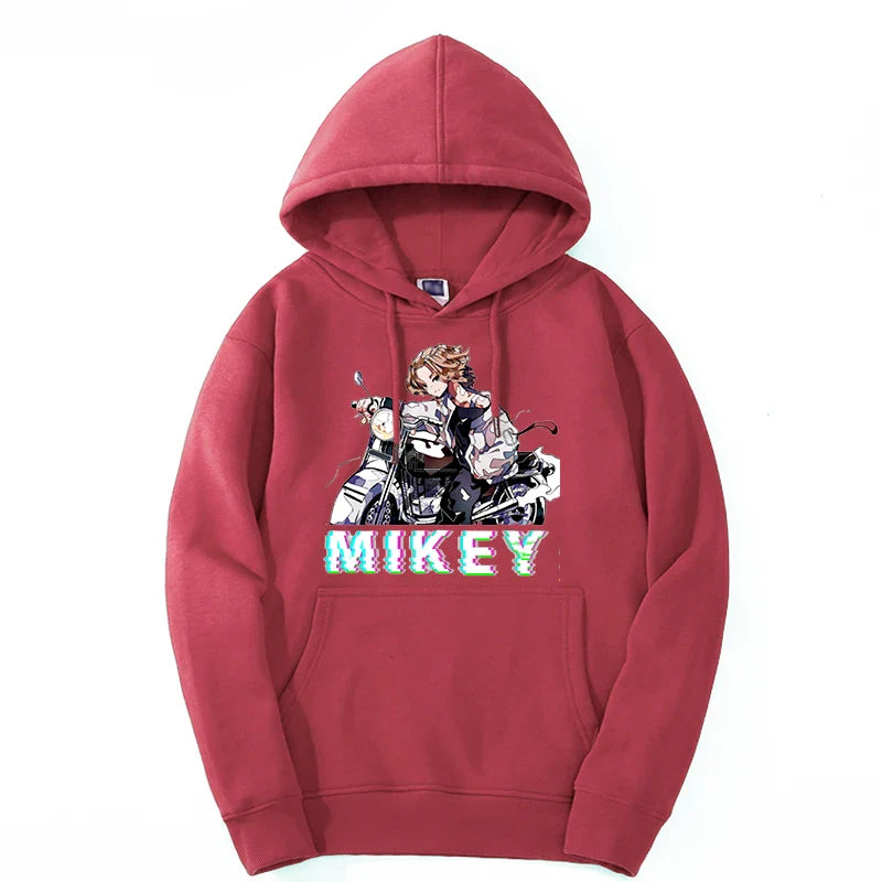 Tokyo Revengers Winter Hoodies Men Women Mikey Anime Hooded Sweatshirts New Harajuku Casual Sportswear Sudaderas