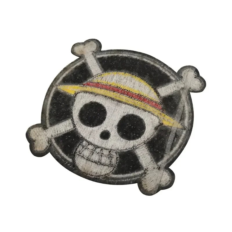 ONE PIECE Luffy Patches Anime Embroidery Clothes Badges Iron on Patches Backpack Vest Hat Microchapter Magic Patch Gifts