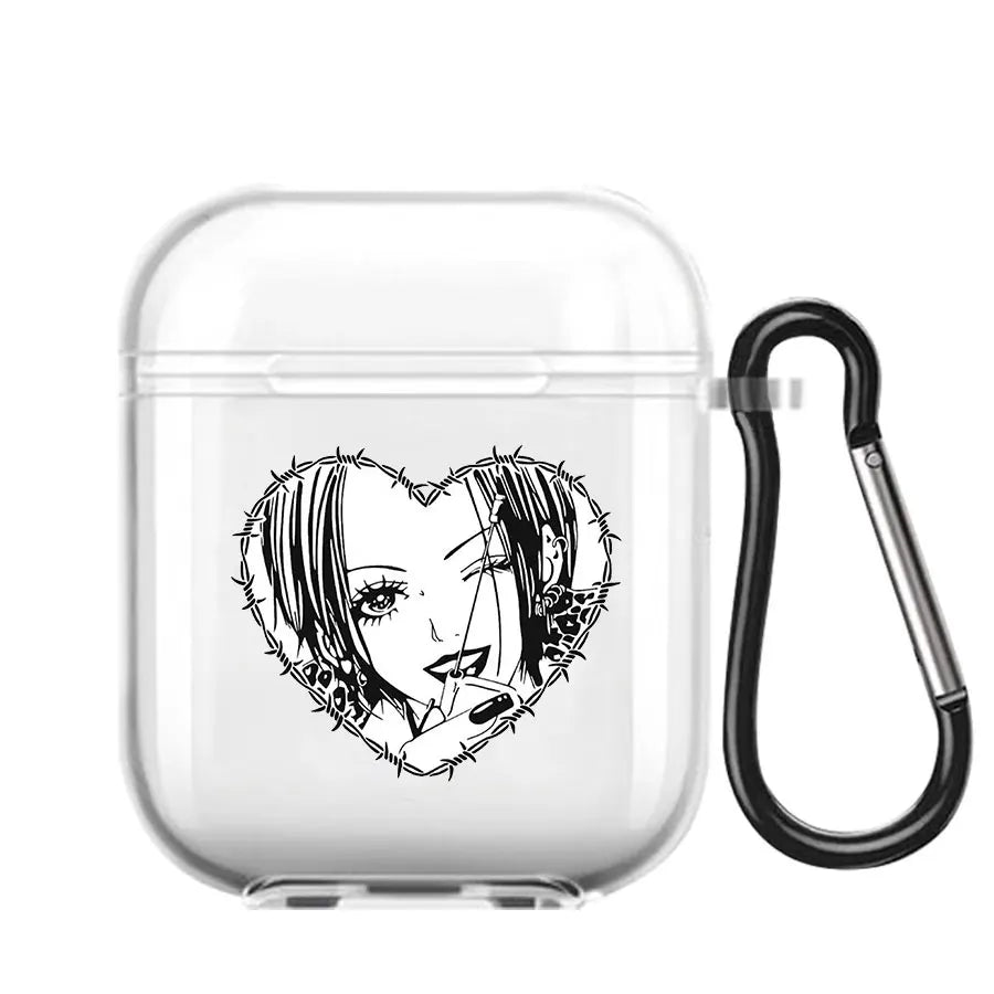 Cute  anime Nana Osaki Soft silicone TPU Case For new AirPods Pro 2 1 2 3 Clear Wireless Bluetooth Earphone Box Cover