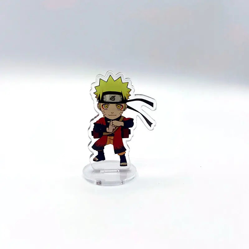 Naruto Acrylic Figure Stand - Uchiha Sasuke Desk Decor Ornament