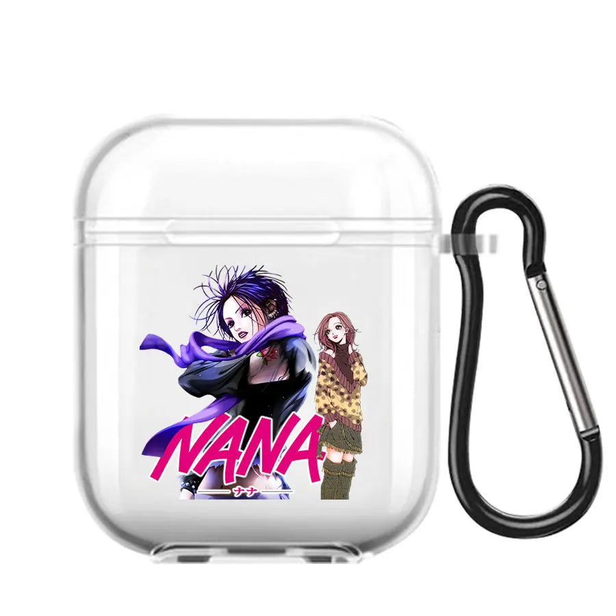 Cute  anime Nana Osaki Soft silicone TPU Case For new AirPods Pro 2 1 2 3 Clear Wireless Bluetooth Earphone Box Cover