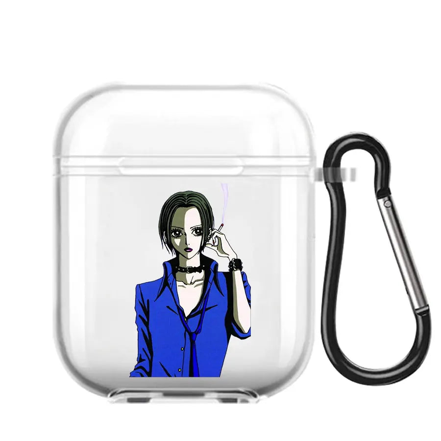 Cute  anime Nana Osaki Soft silicone TPU Case For new AirPods Pro 2 1 2 3 Clear Wireless Bluetooth Earphone Box Cover