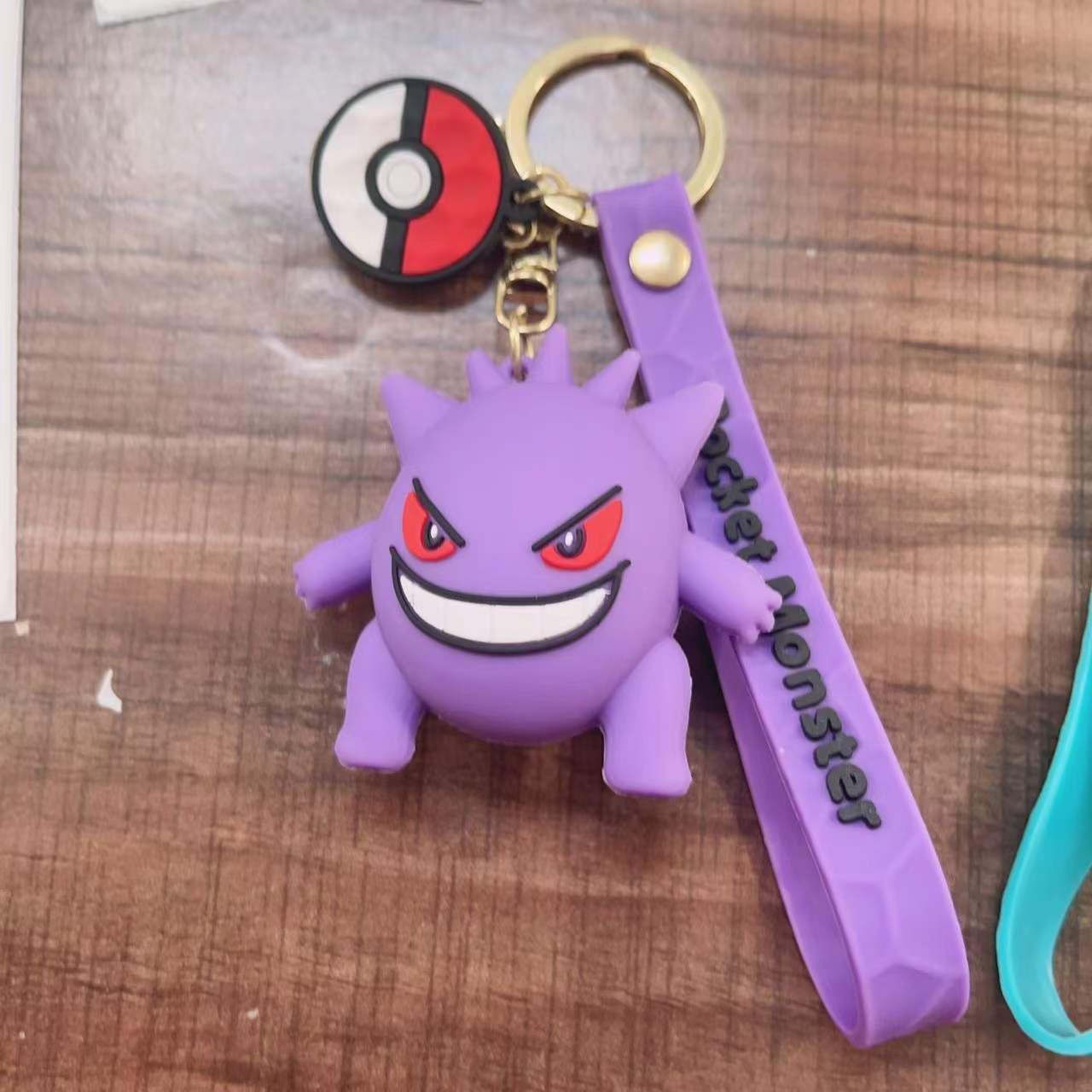 10pcs/20pcs/set wholesale Genuine Pikachu Anime Doll Keychain Pokemon Cartoon Keyring Bag Car Key Chain Ring Pendant Kids Gifts.