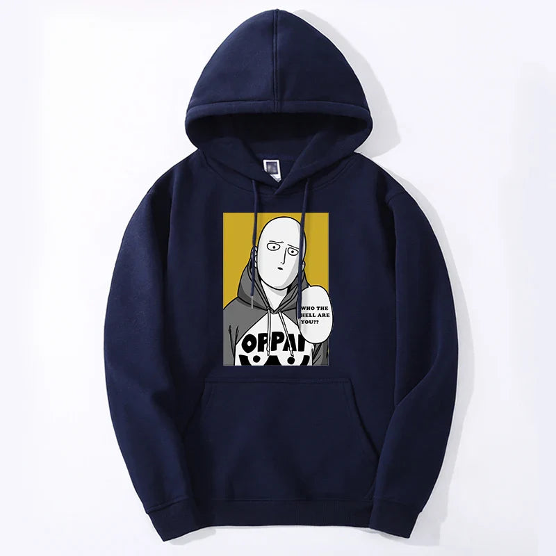 One Punch Man Graphic Hoodie Pullover Japan Anime Saitama Mens Sweatshirts Harajuku New Fleece Pullover Sudaderas