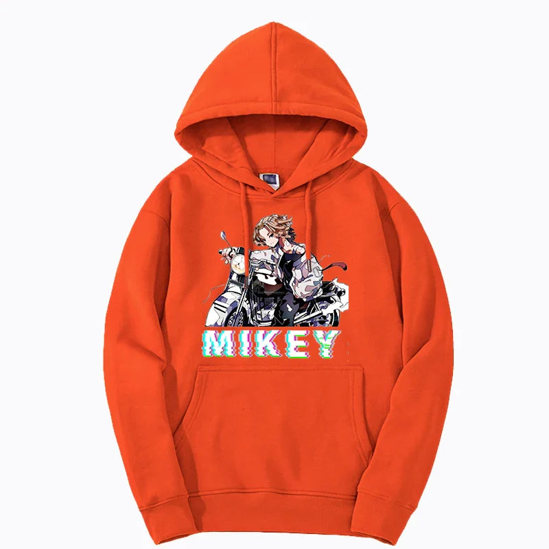 Tokyo Revengers Winter Hoodies Men Women Mikey Anime Hooded Sweatshirts New Harajuku Casual Sportswear Sudaderas