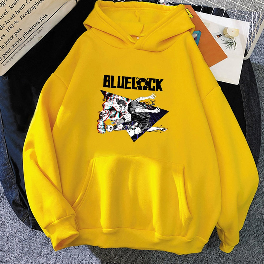 Blue Lock Yoichi Isagi Skill Football Anime Hoodie High Quality