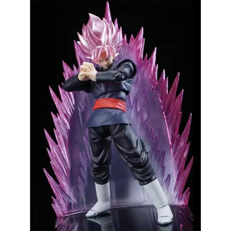 100% Original Bandai S.H.Figuarts SHF Goku Black Super Saiyan Rose In Stock Anime Action Collection Figure Model Toys