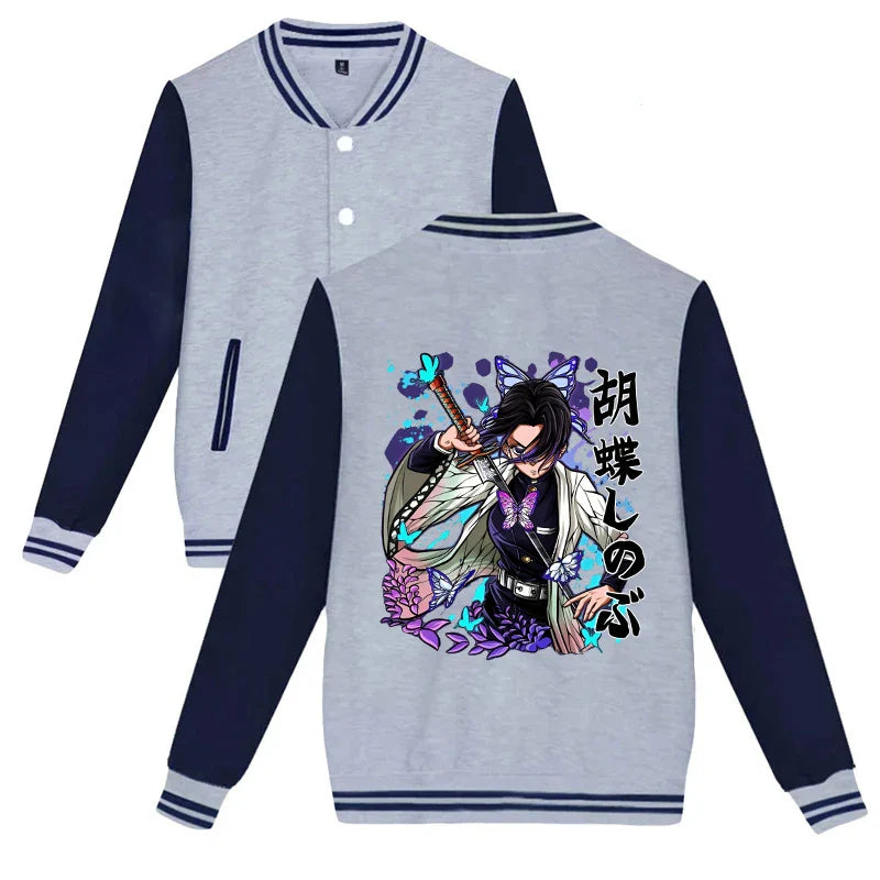 Demon Slayer Kochou Shinobu Baseball Jacket