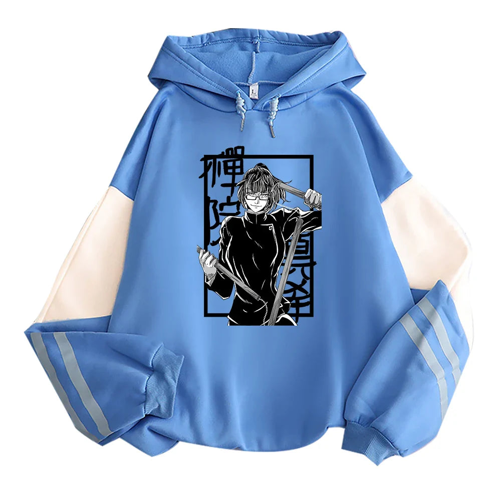 Anime Jujutsu Kaisen Plus Size Hoodies Zenin Maki Anime