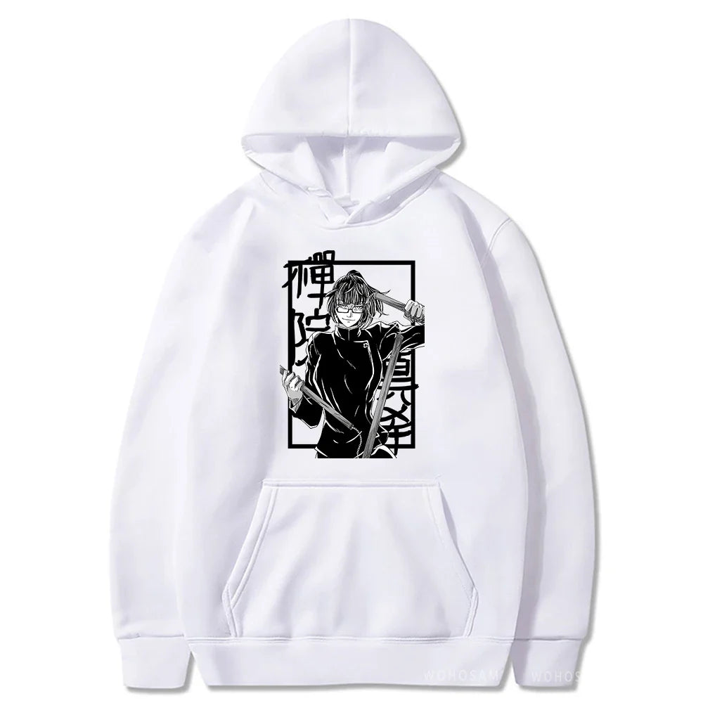 Anime Jujutsu Kaisen Plus Size Hoodies Zenin Maki Anime