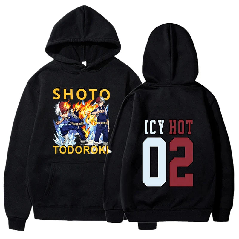 My Hero Academia Todoroki Shoto Anime Hoodie - Unisex Harajuku Style Sweatshirt