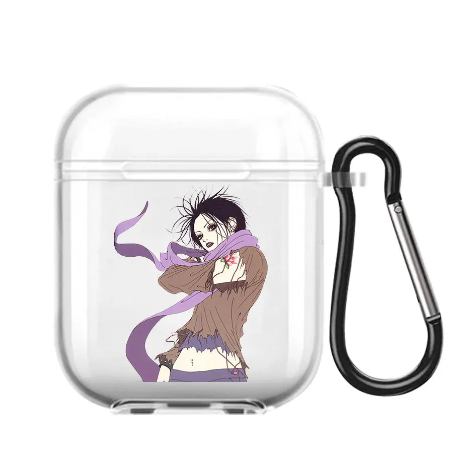 Cute  anime Nana Osaki Soft silicone TPU Case For new AirPods Pro 2 1 2 3 Clear Wireless Bluetooth Earphone Box Cover