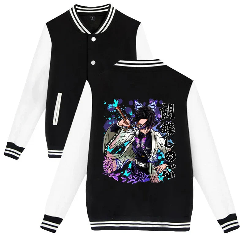 Demon Slayer Kochou Shinobu Baseball Jacket