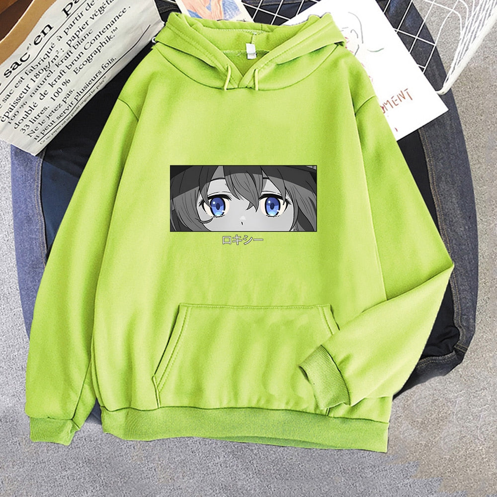 Mushoku Tensei Jobless Reincarnation Roxy Eye Funny Kawaii Anime Hoodie High Quality