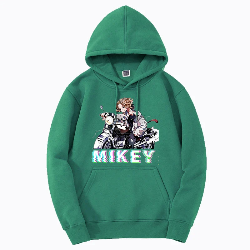 Tokyo Revengers Winter Hoodies Men Women Mikey Anime Hooded Sweatshirts New Harajuku Casual Sportswear Sudaderas