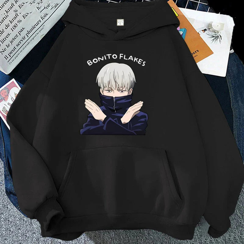 Anime Jujutsu Kaisen Inumaki Toge Unisex Hoodie - Casual Long Sleeve Sweatshirt