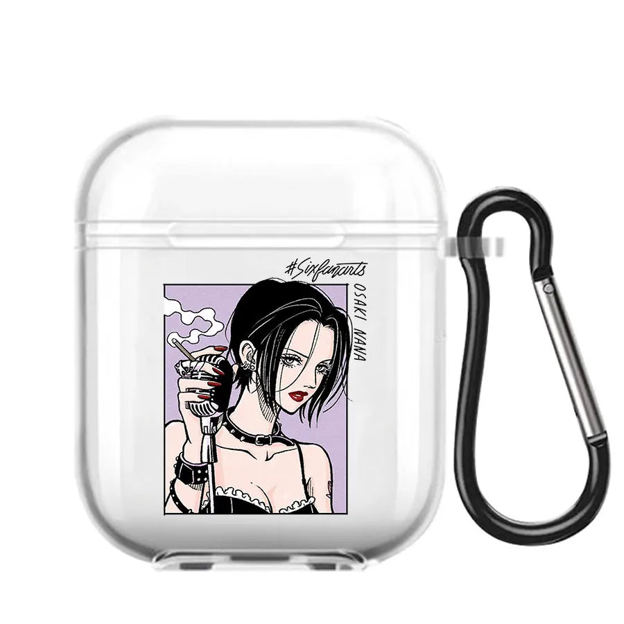 Cute  anime Nana Osaki Soft silicone TPU Case For new AirPods Pro 2 1 2 3 Clear Wireless Bluetooth Earphone Box Cover