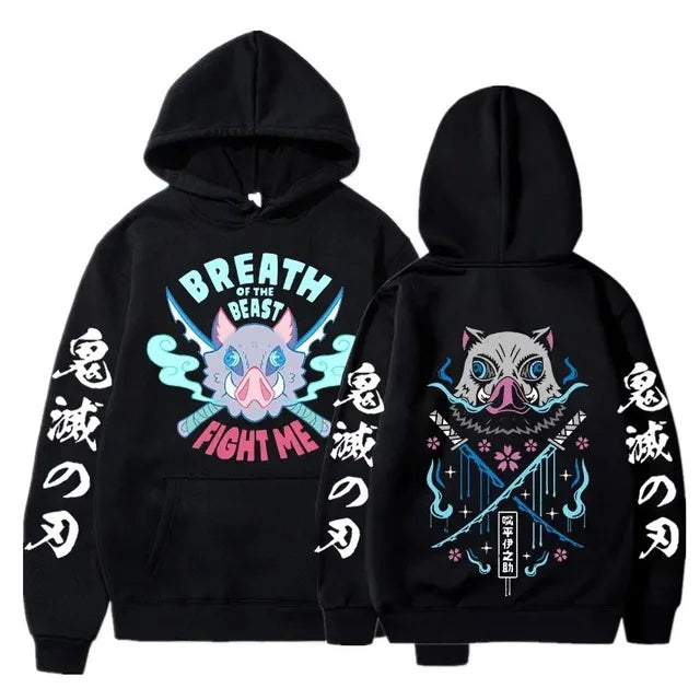 Anime Demon Slayer Hoodie Cotton Pullover