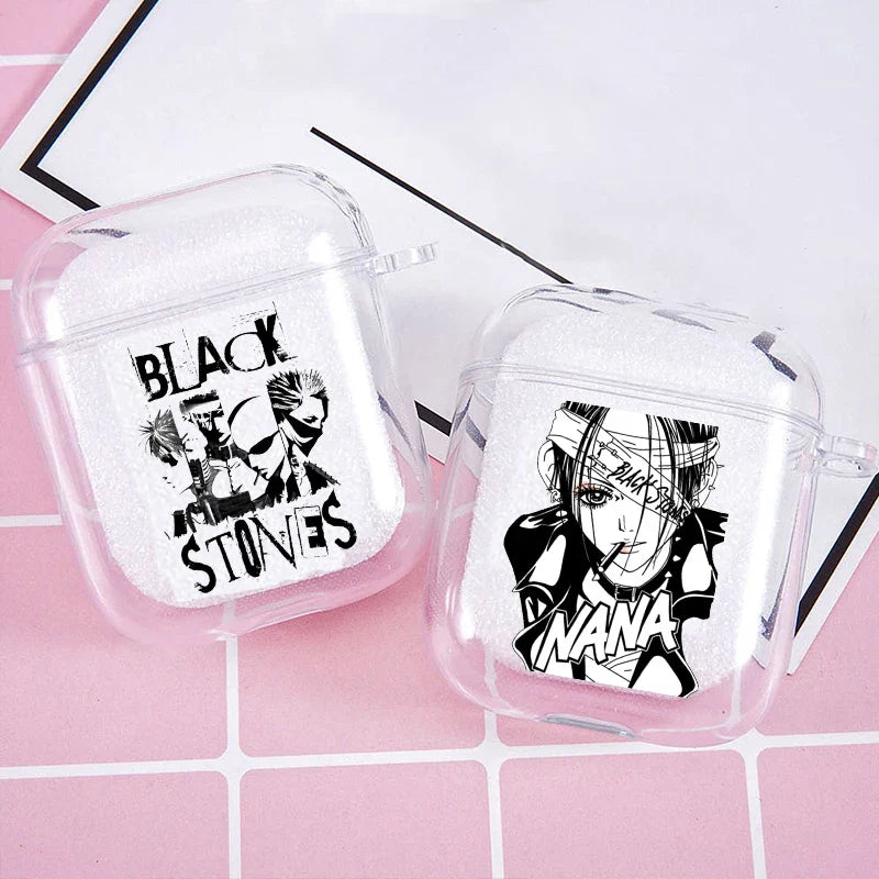 Cute  anime Nana Osaki Soft silicone TPU Case For new AirPods Pro 2 1 2 3 Clear Wireless Bluetooth Earphone Box Cover