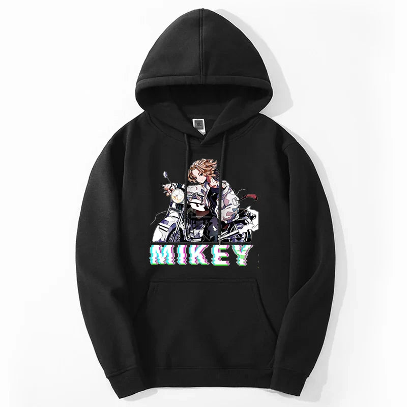 Tokyo Revengers Winter Hoodies Men Women Mikey Anime Hooded Sweatshirts New Harajuku Casual Sportswear Sudaderas