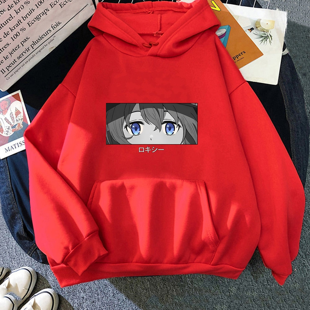 Mushoku Tensei Jobless Reincarnation Roxy Eye Funny Kawaii Anime Hoodie High Quality