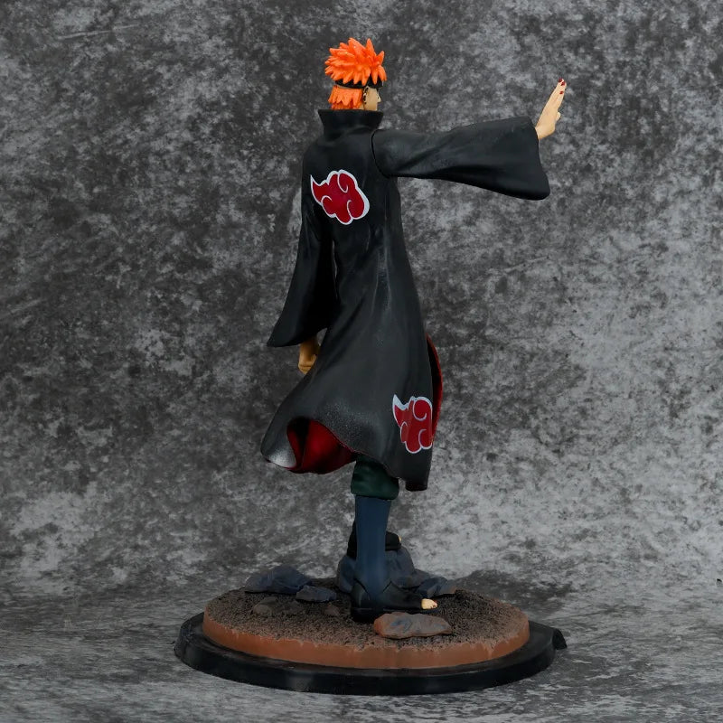 28cm Naruto Anime Figure Akatsuki Pain Pvc Action Figurine Ornaments Model Collectible Statue Toys For Children Birthday Gifts