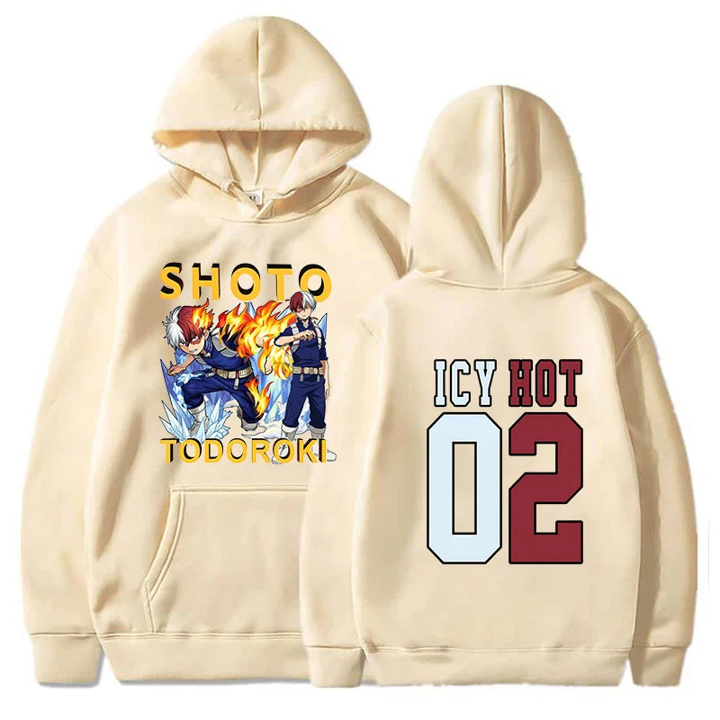 My Hero Academia Todoroki Shoto Anime Hoodie - Unisex Harajuku Style Sweatshirt