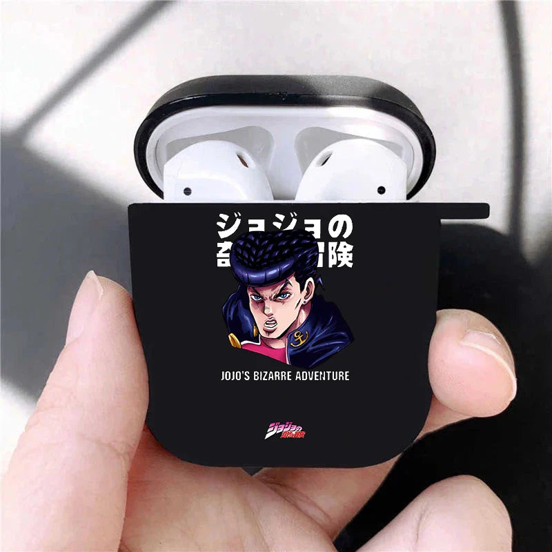 JoJo's Bizarre Adventure JoJo Anime Soft silicone TPU Case For AirPods Pro2 1 2 3 Black Wireless Bluetooth Earphone Box Cover