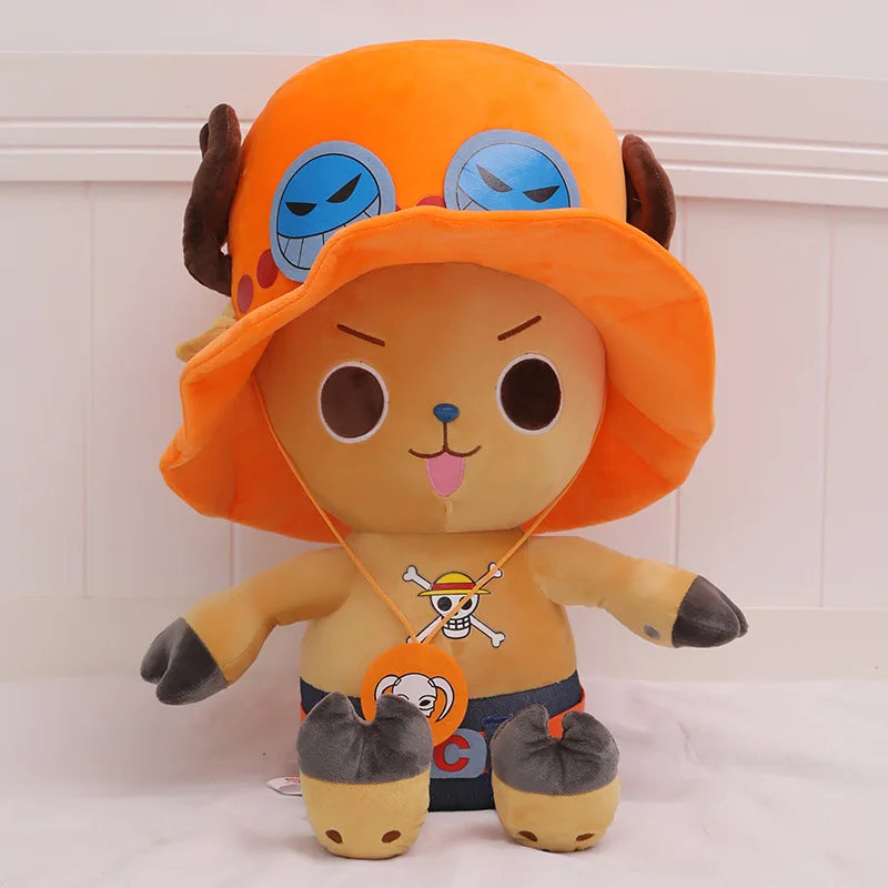 4 styles One Piece Anime Figure Tony Tony Chopper 35cm Stuffed Plush Doll Toy Bedroom Decoration  For Kid Xmas Gift Toy