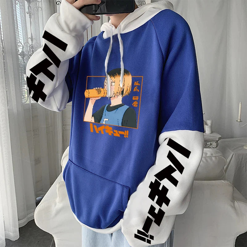 Kenma Kozume Haikyuu Anime Hoodies Nekoma High School Volleyball